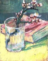 Gogh, Vincent van - Blossoming Almond Branch in a Glass with a Book